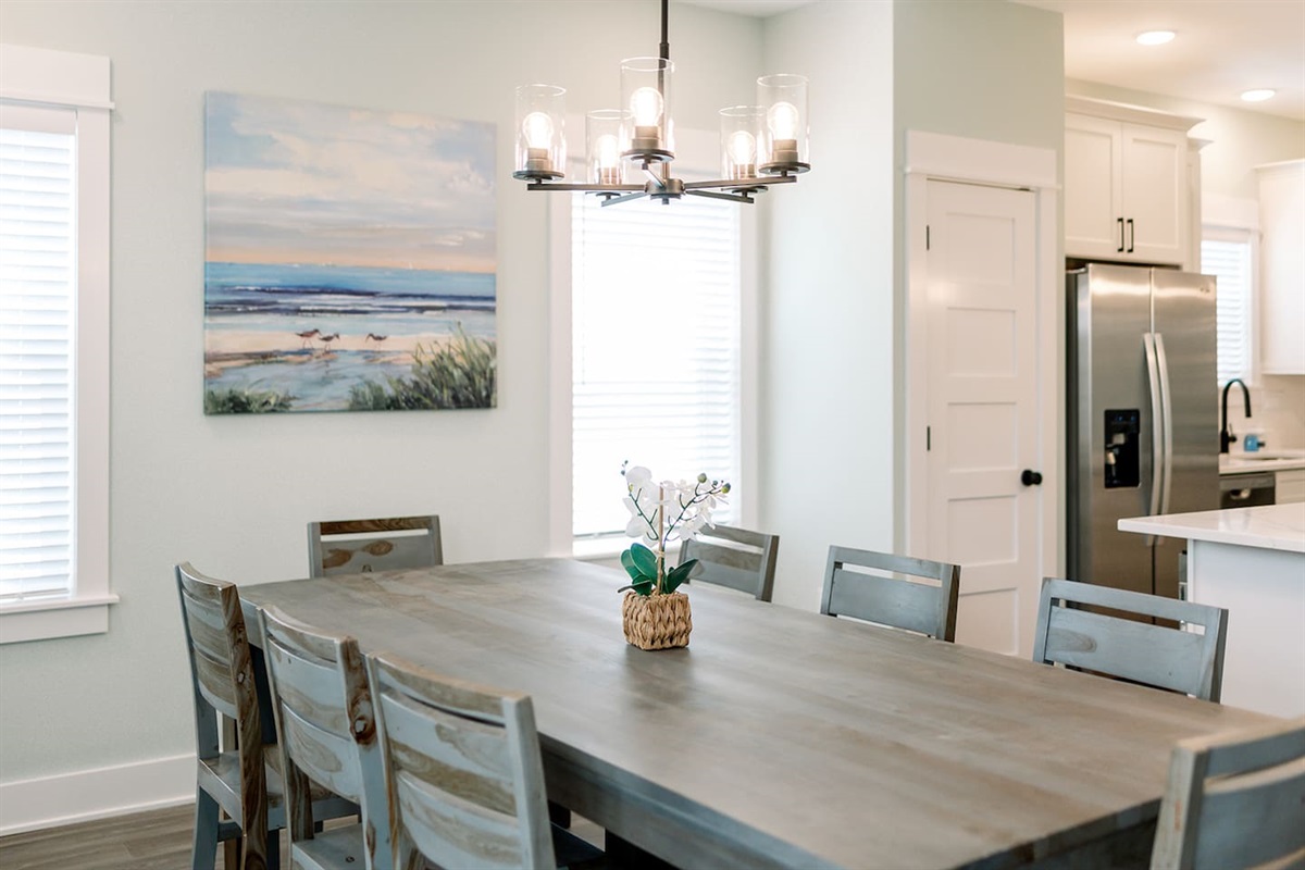 A welcoming dining area perfect for shared meals and evening fun together.