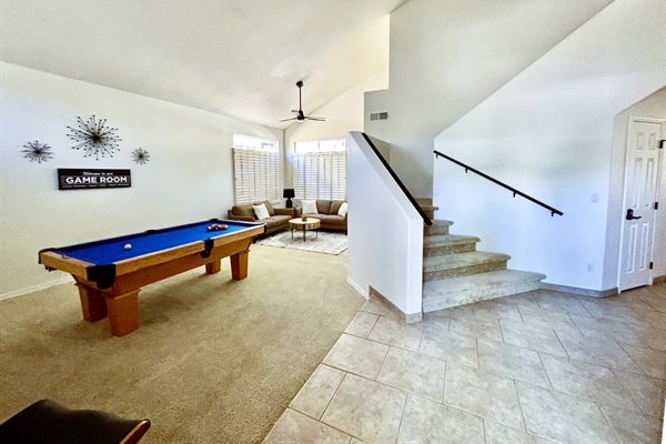 Game room from front door