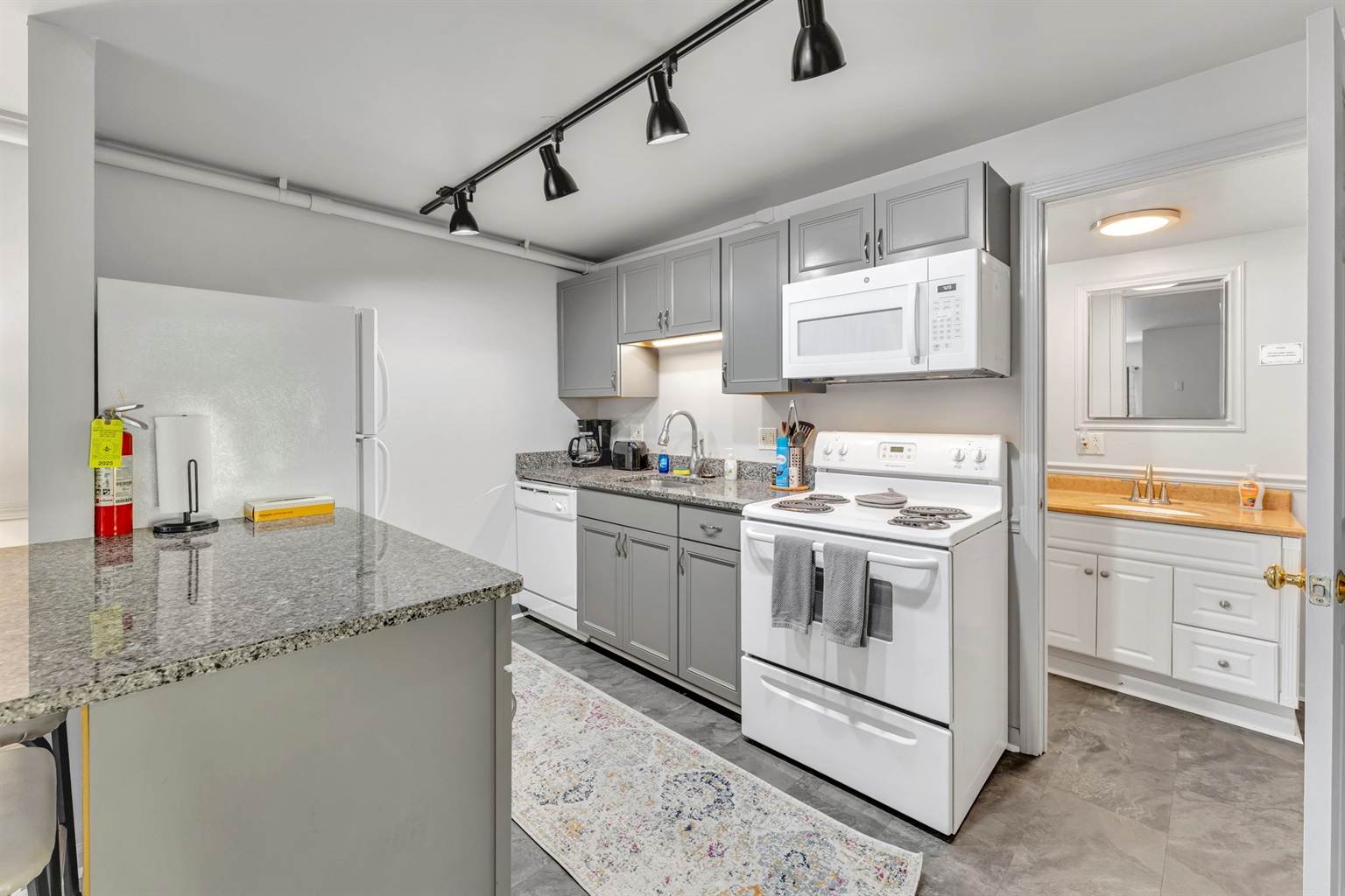 Creamery Apt 3 Kitchen area