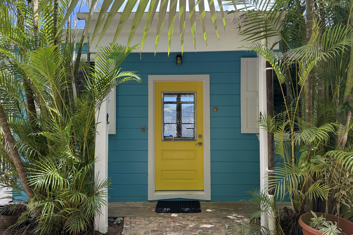 Front door to the main living area