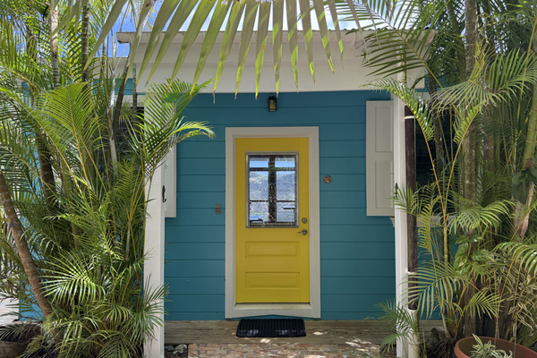 Front door to the main living area