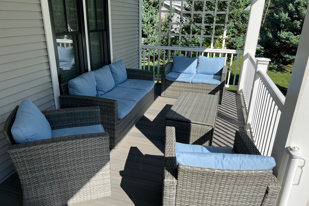 Comfy, outdoor furniture