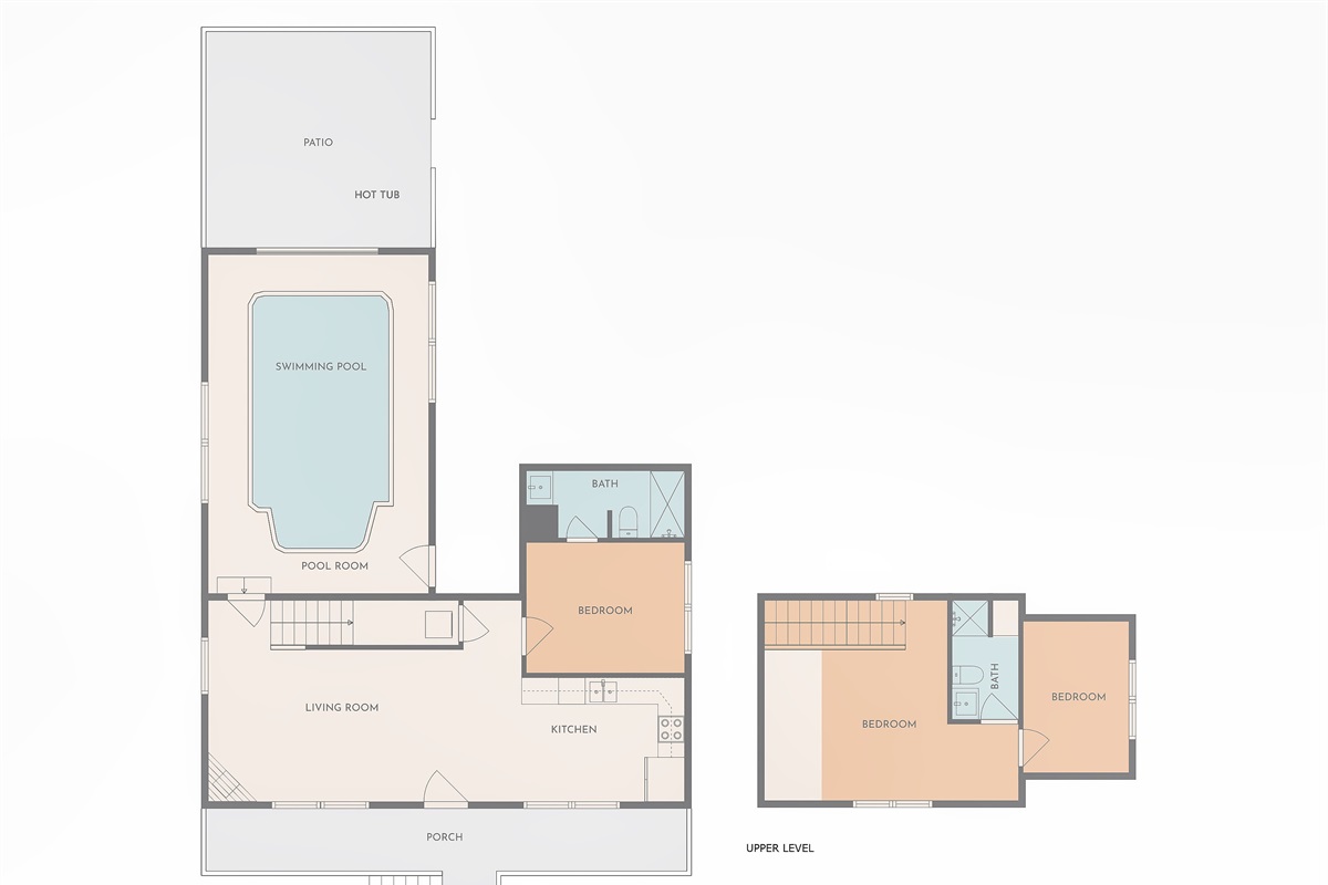 A floor plan of our home so you are completely clear how it all flows.