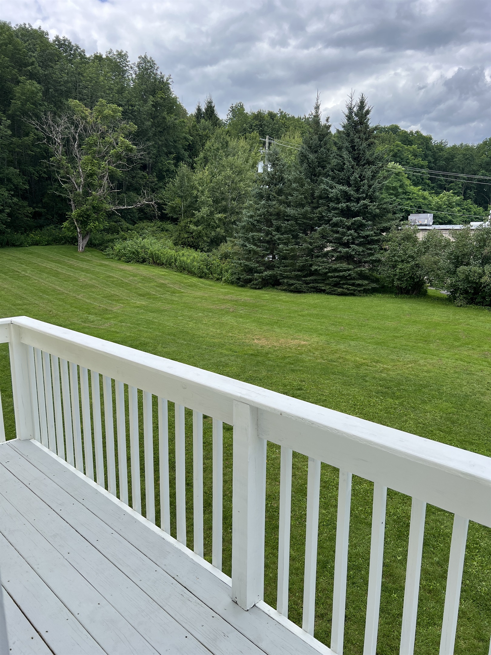 The Federal House Apartment 2 view from the bedroom balcony.