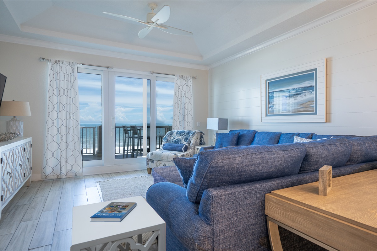 COMFORTABLE SEATING WITH A VIEW!