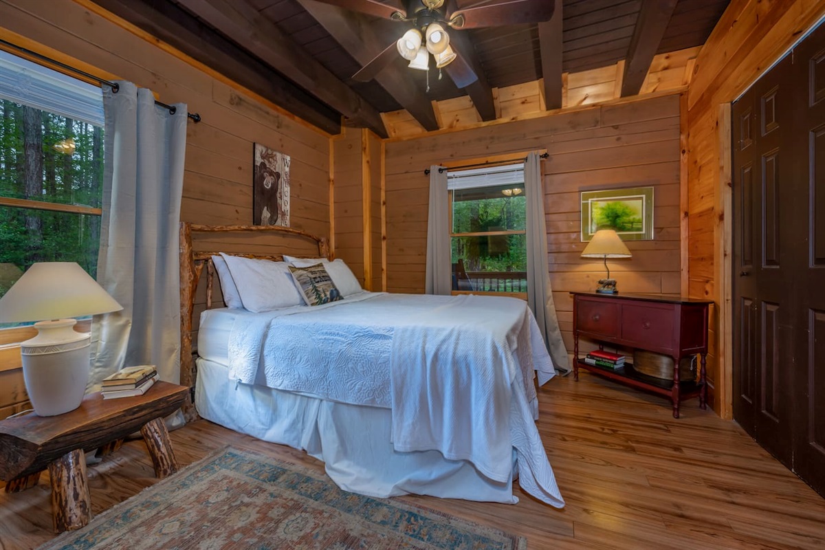Main floor master bedroom
