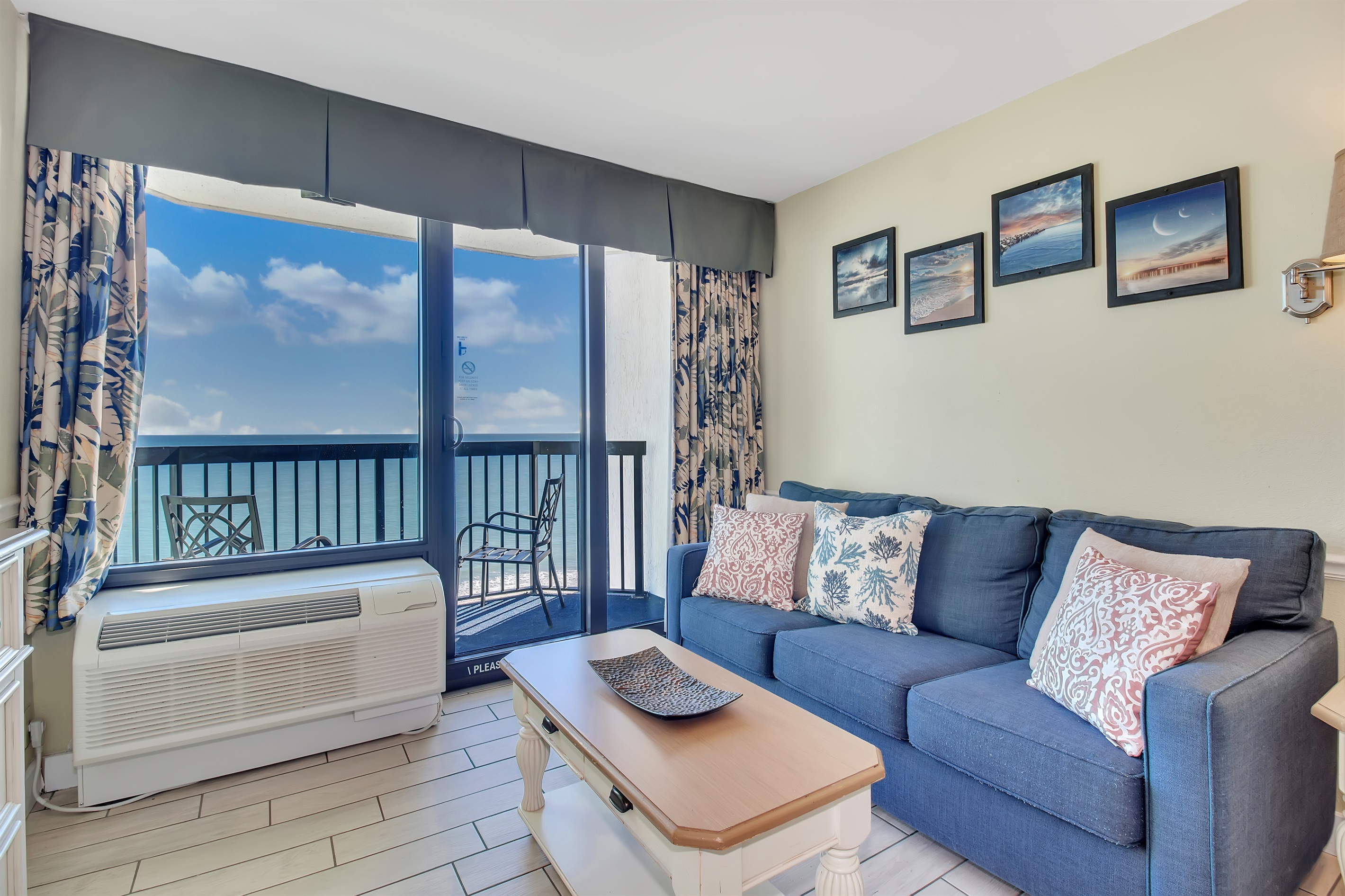 Stylish and comfortable living room designed for relaxation