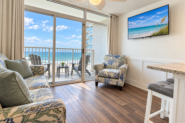 Sea Watch Oceanfront 1BR | King Bed & Balcony oceanfront condo