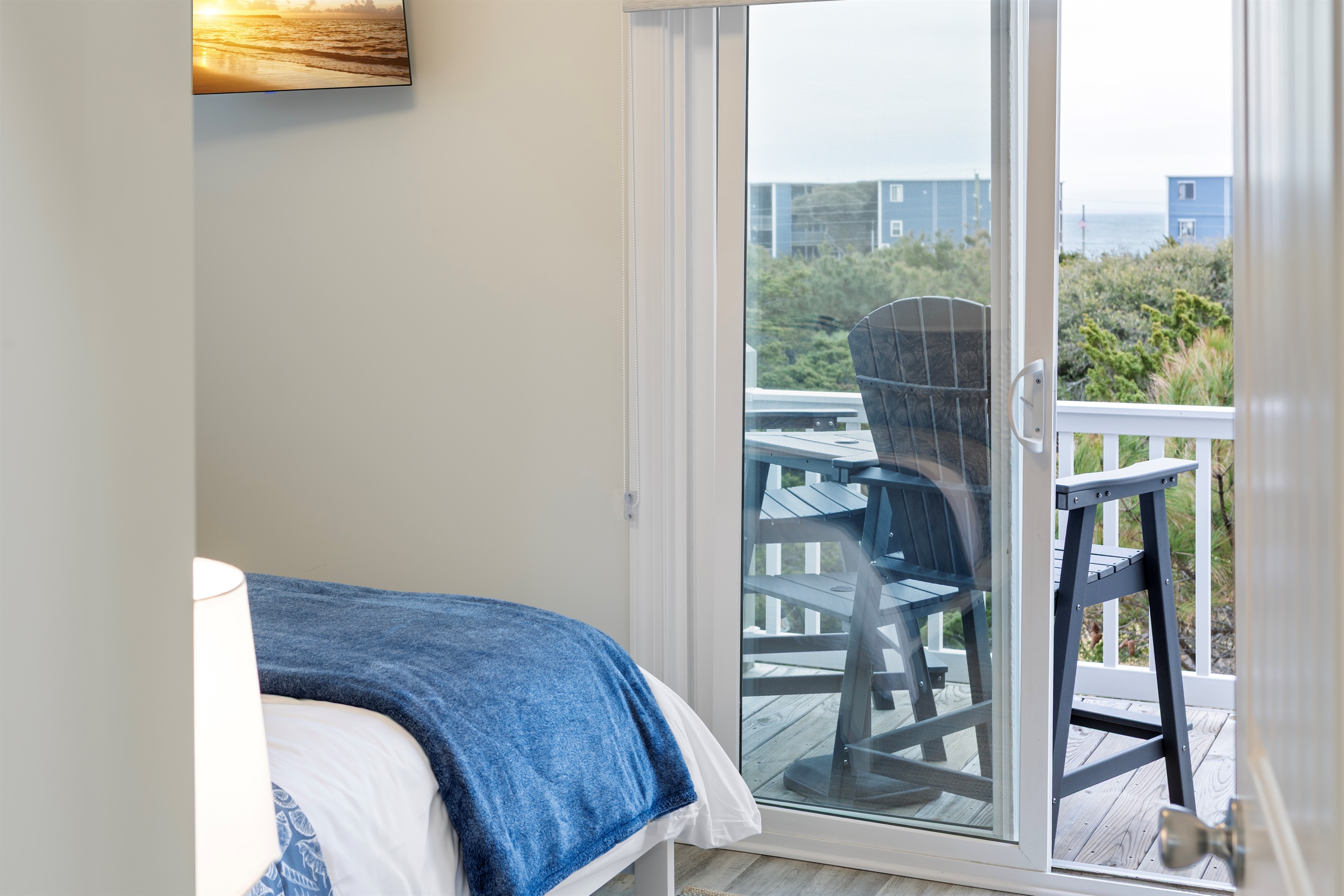 Bedroom 2 - Queen bed and private balcony
