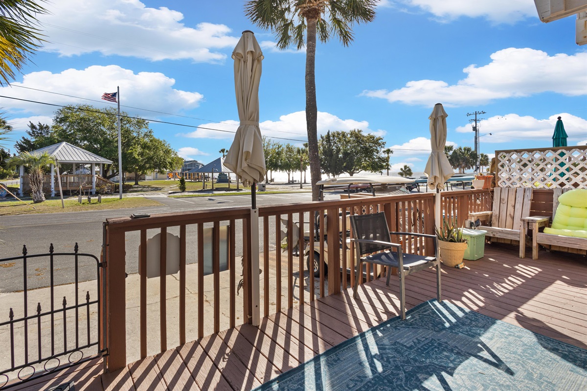 Steps away to launch your boat at the Marina!