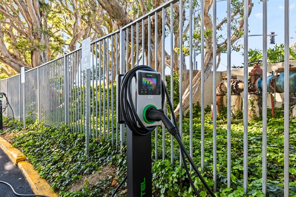 EV charging on premise