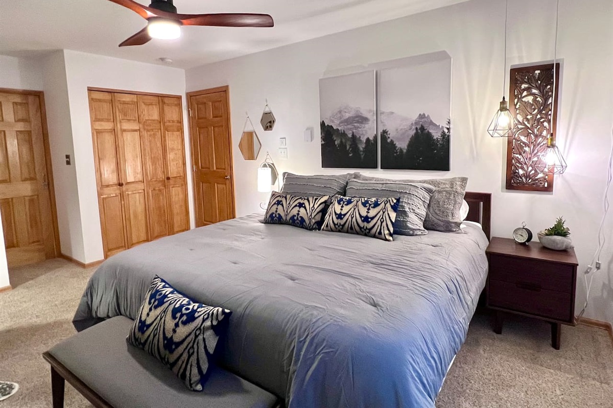 Private access to main floor bathroom.