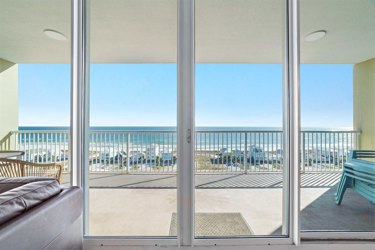 Unobstructed ocean views from your living room and through your private balcony. Experience the tranquility and beauty of the sea from the comfort of your own space.