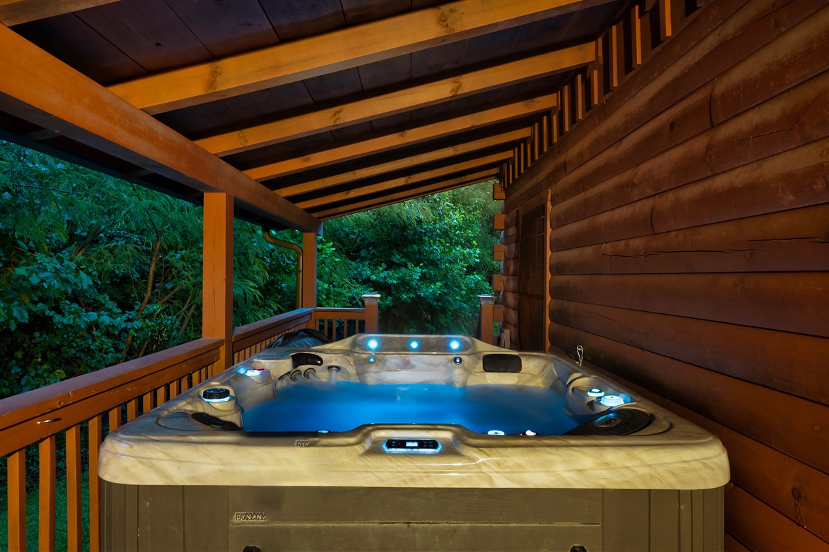 Enjoy the Hot Tub After a Day of Exploring