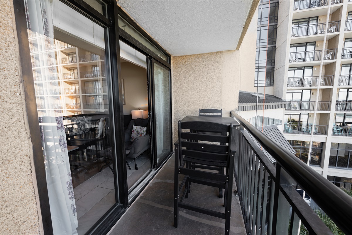 Amazing View from the Balcony!