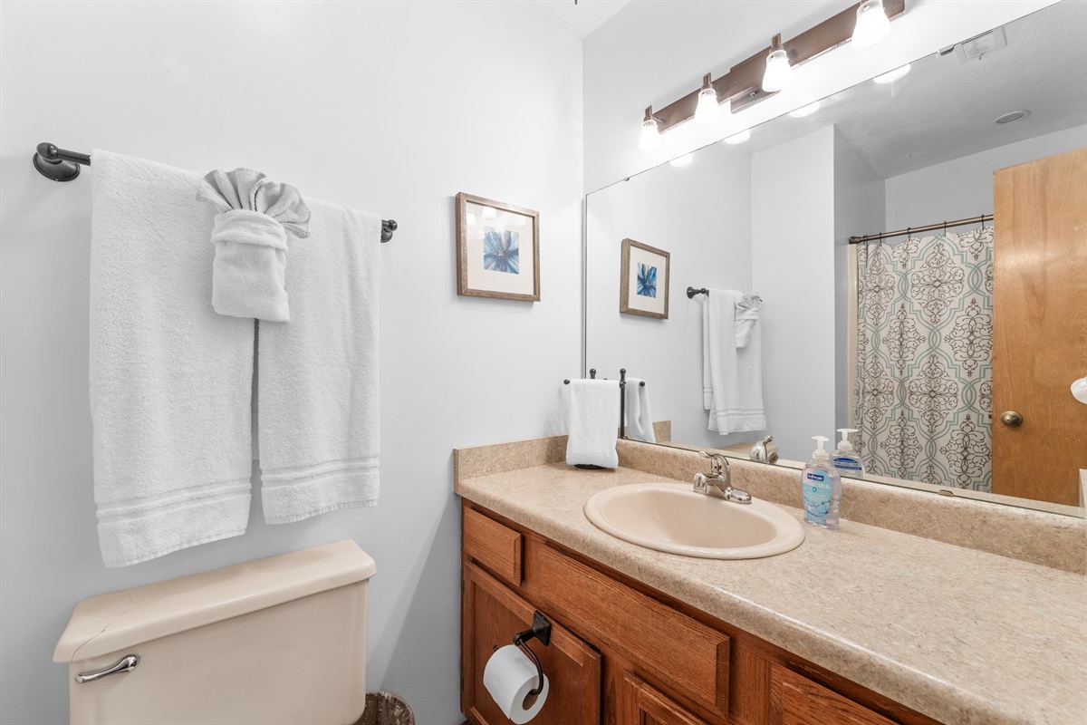 A second full bath helps mornings run smoothly when everyone is getting ready at once.