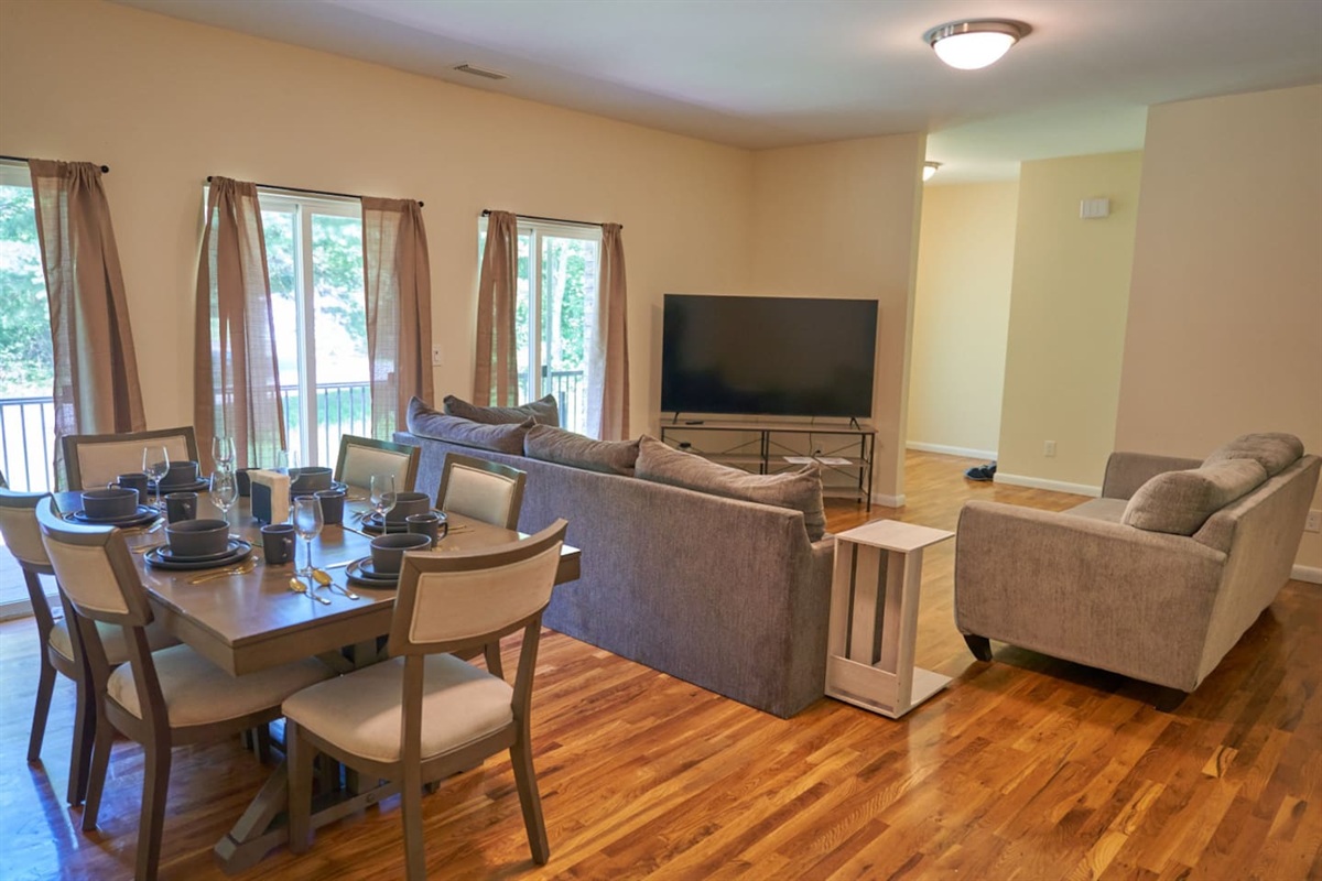 Dining Table and Living Area