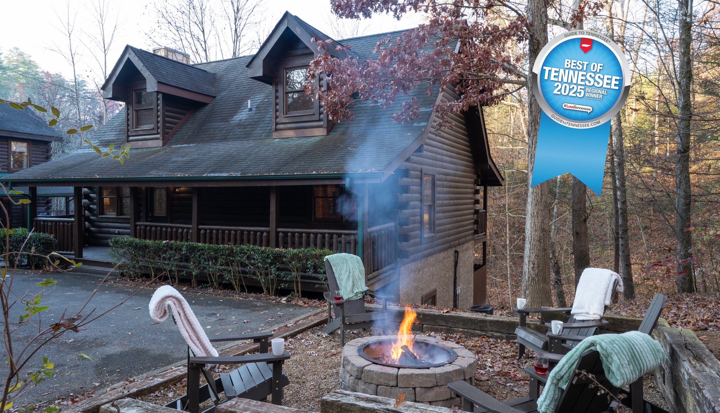 Welcome home to spacious and cozy Mighty Oaks Mountain Retreat. Peacefully tucked away less than 1 mile from the Pigeon Forge Parkway.