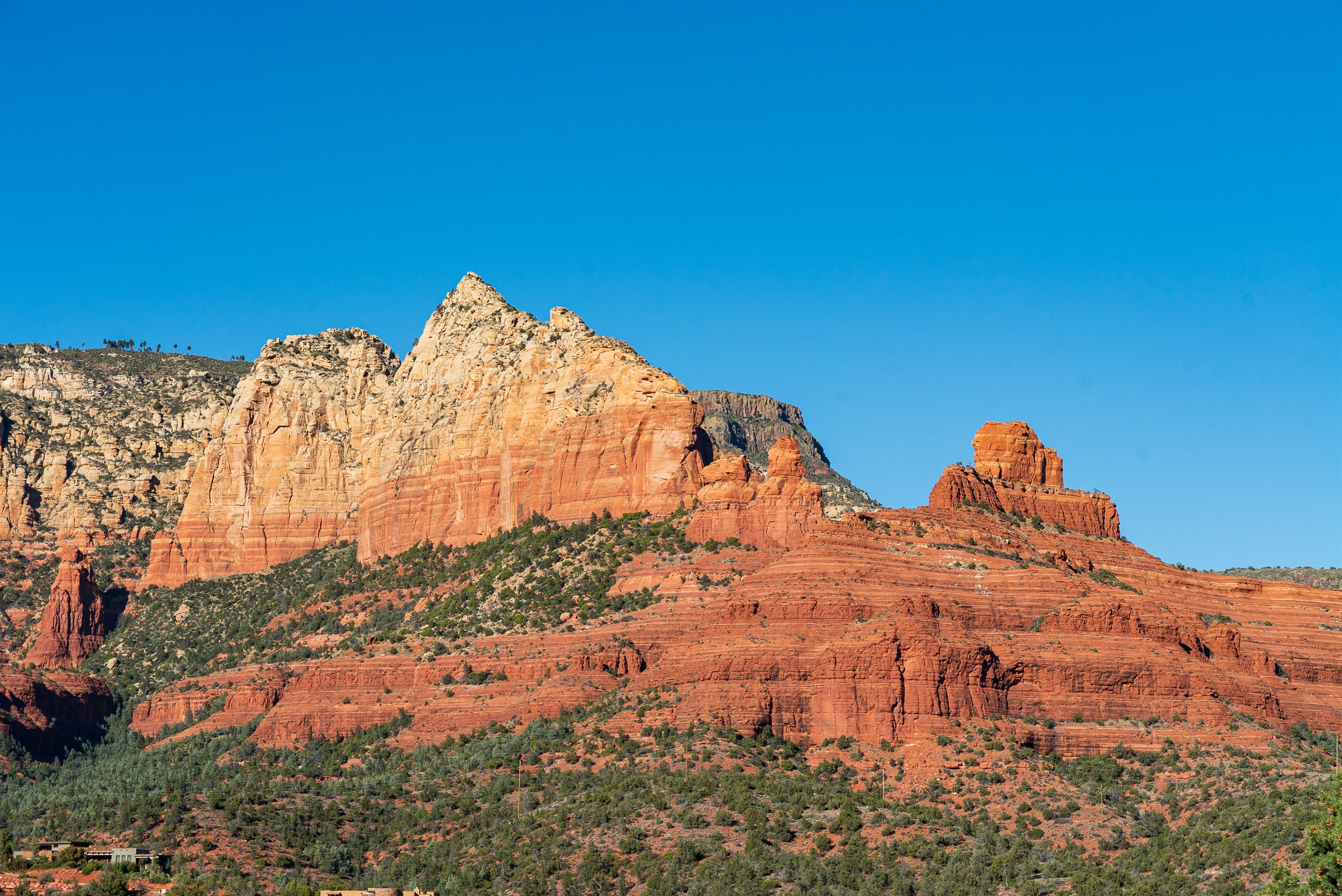 Surrounding mountains