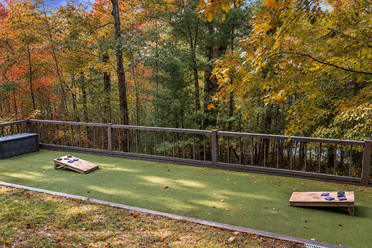 Not just a yard, but your personal playground! Gather the crew for mini golf, bocce, or a cornhole showdown.