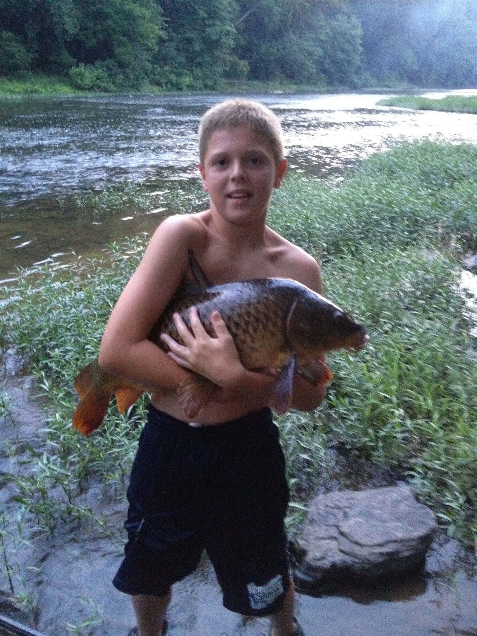 river carp, not good to eat but tons of fun to catch!