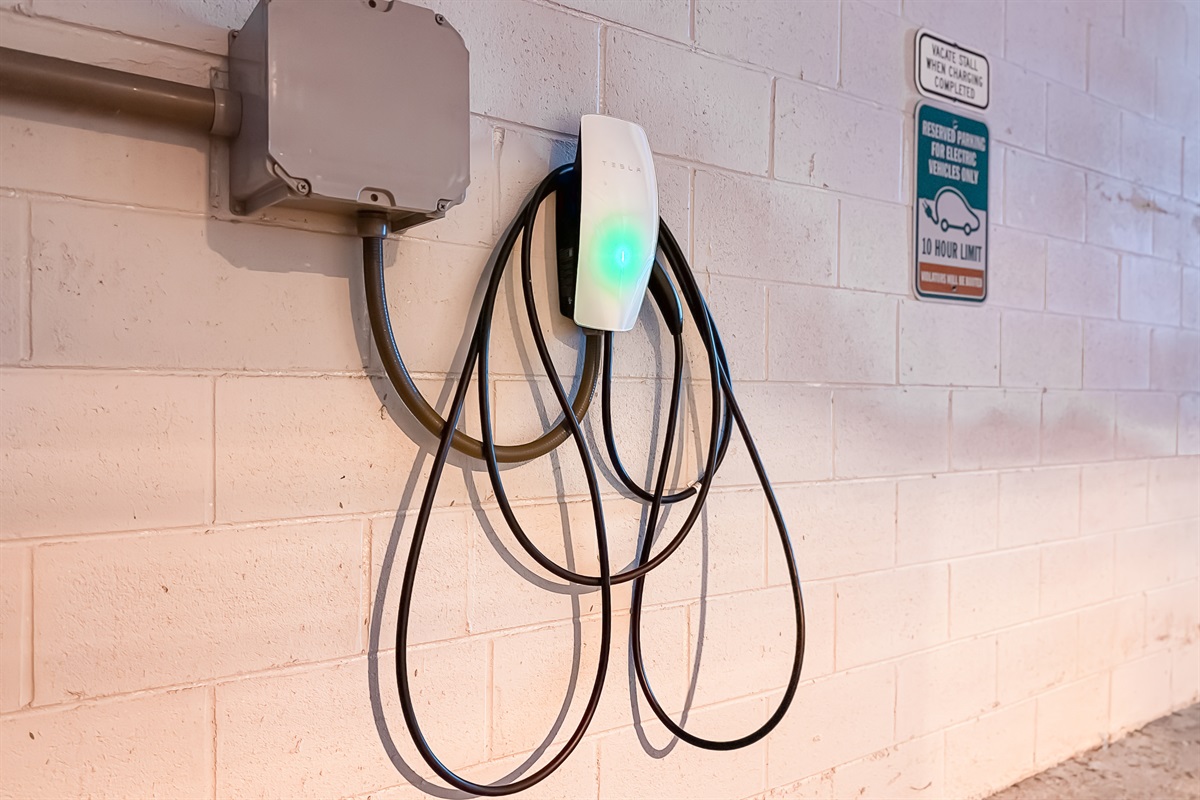Sustainable living made simple. Lighthouse Condominium offers residents convenient on-site EV charging stations for a seamless commute.