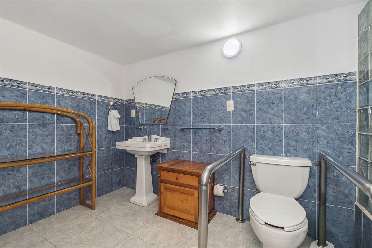 Bathroom 2, Private, accessible Bath with a Walk-In Shower