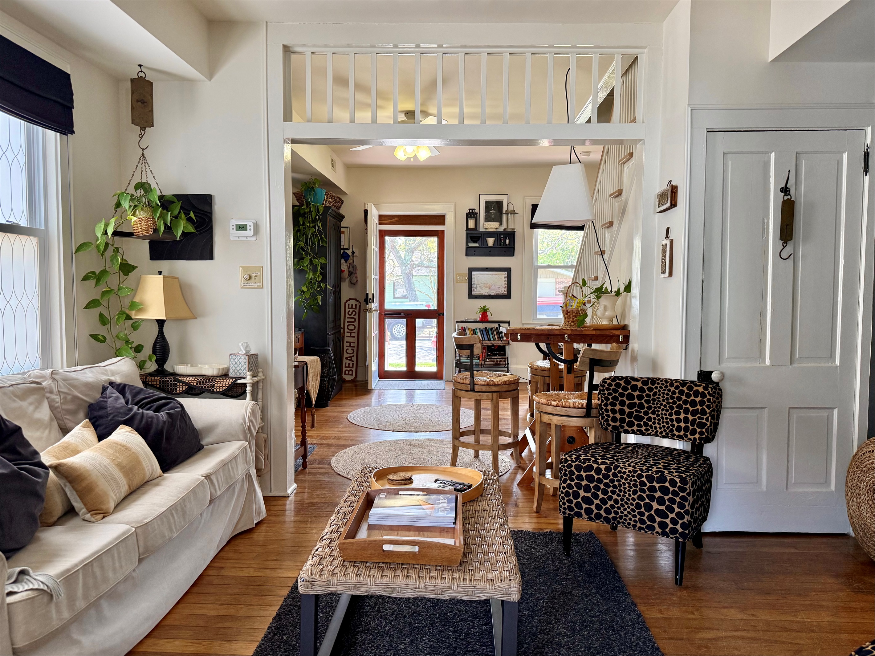 the architecture in this condo is in keeping with its history