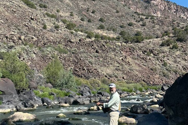 Fly fishing the Rio Grande