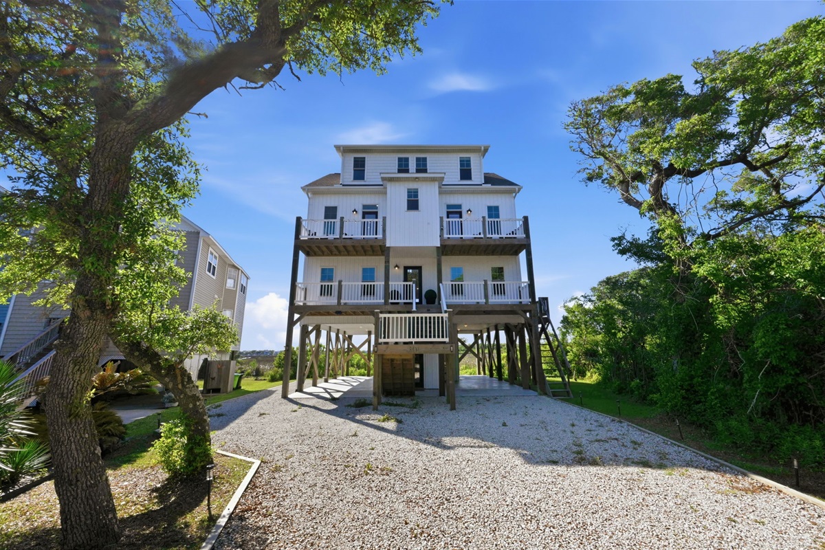 Nestled beside peaceful marsh views for a relaxing coastal escape