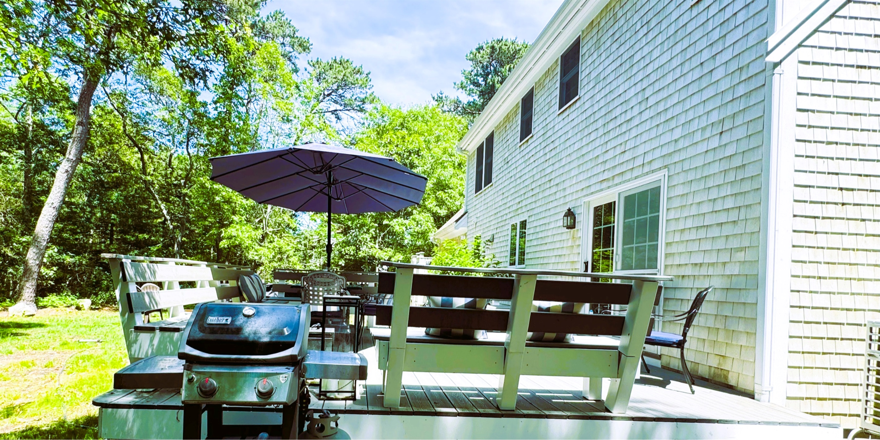 Large Deck and Private Grill Station