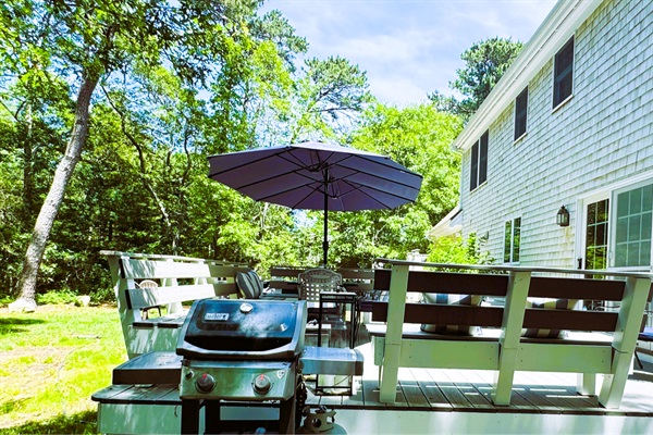 Large Deck and Private Grill Station