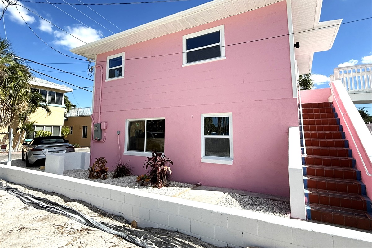 Exterior Photos of Pink 2 Story House