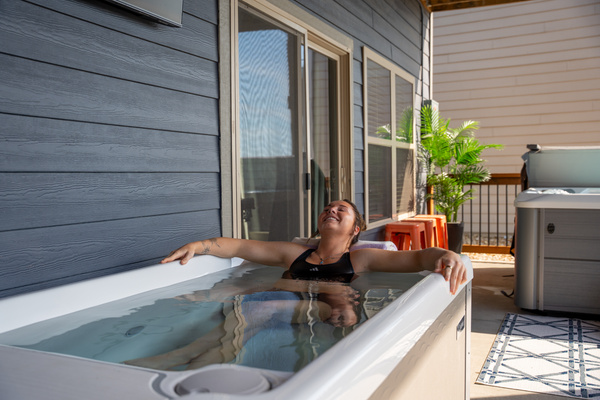 Wellness porch. Hot Springs Cold Plunge. 