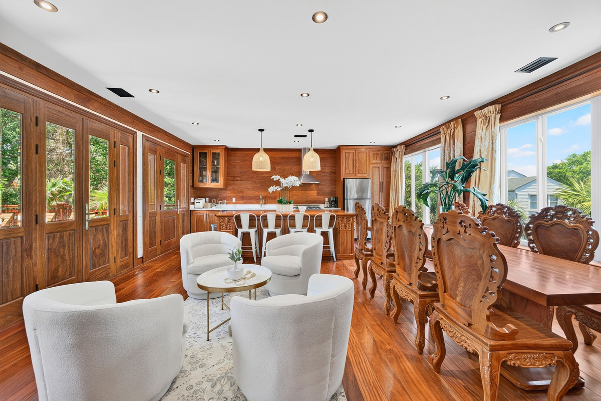 2nd Floor Living, Adjacent to Pool | Rosewood Retreat | 2605 Palm Blvd, Isle of Palms, SC | IOP Escapes