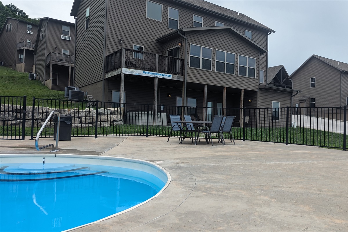 Your house is right next to the community pool!