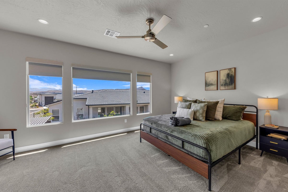 Primary Suite: Wall of Windows & Views