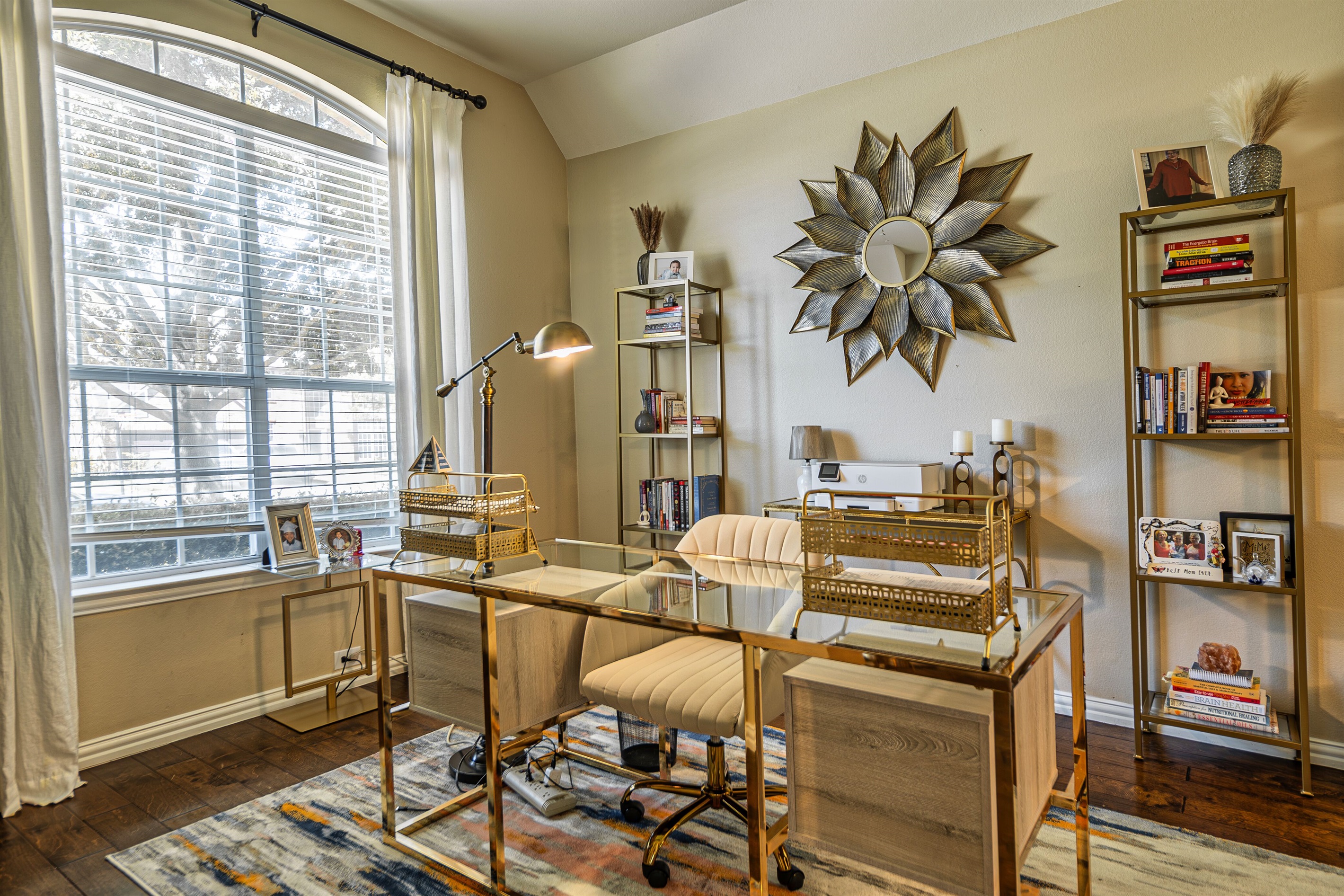 Glam and Inspiring Office Space with a View