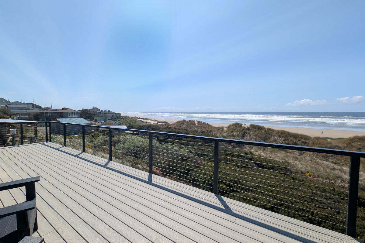 beach side deck