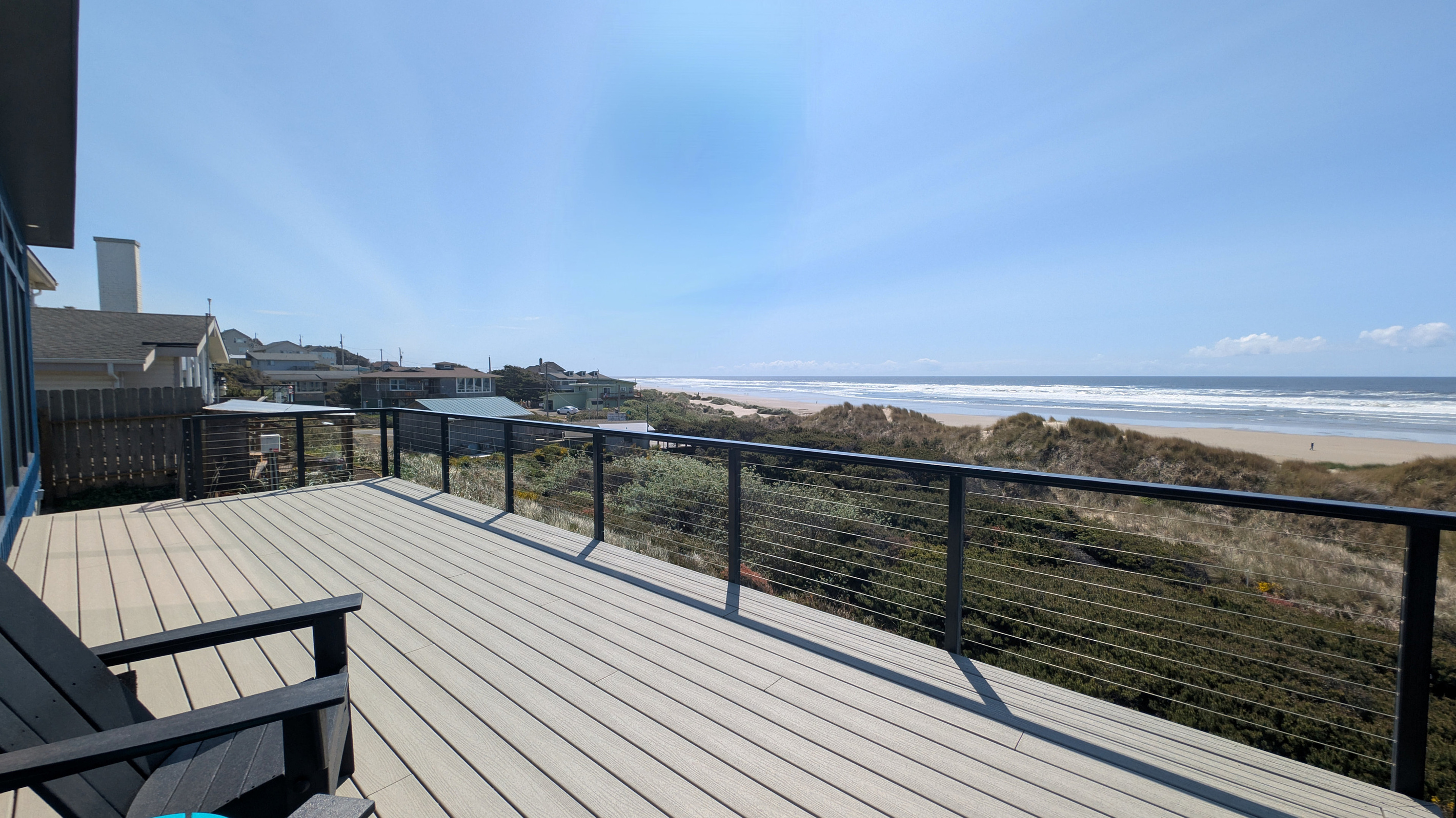 beach side deck