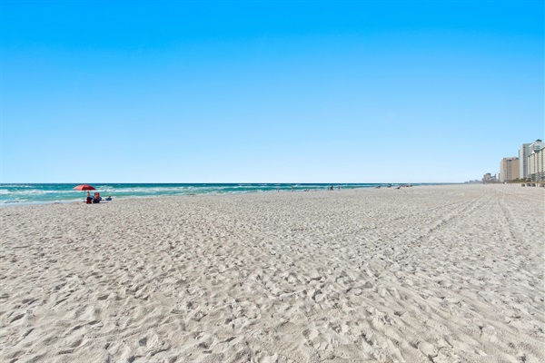 Huge beach- This was taken in the off season