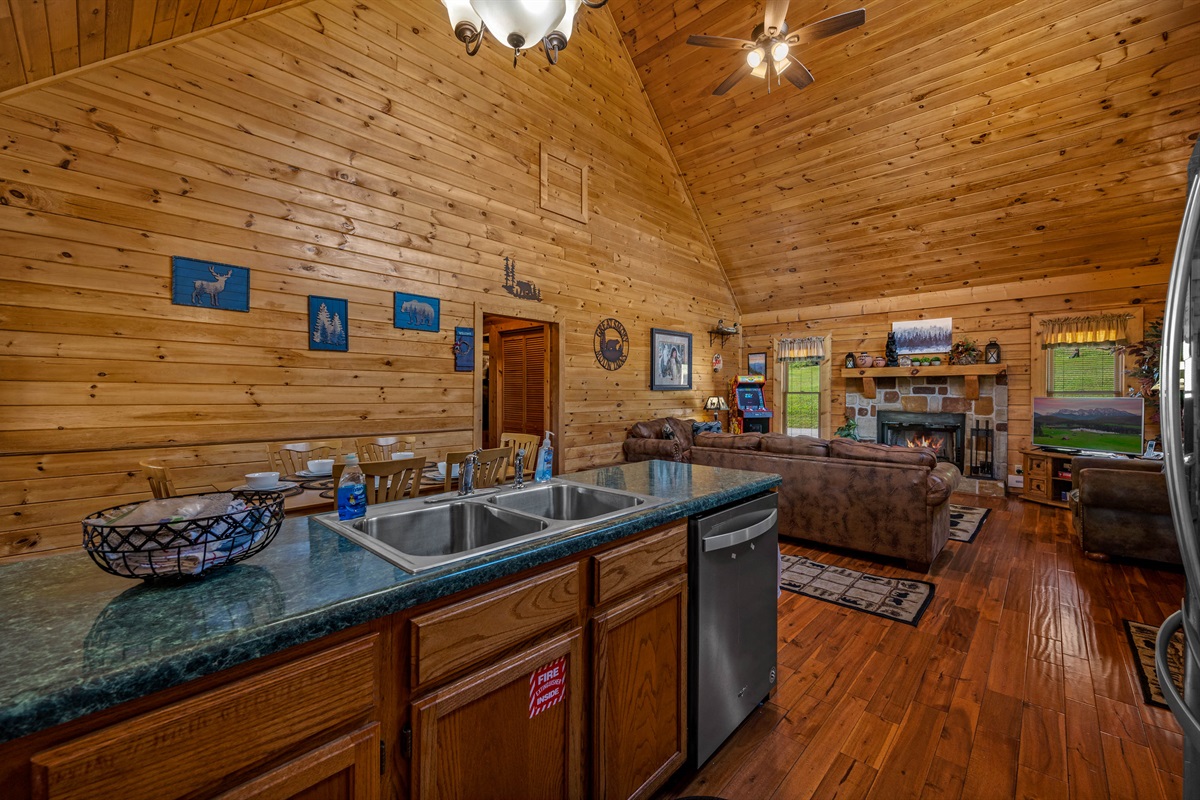 Modern appliances meet cozy charm in this inviting kitchen