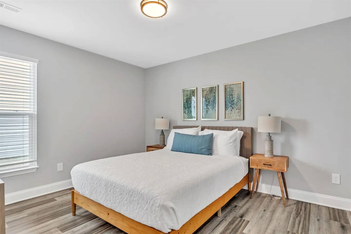 Left side of duplex - Queen bedroom