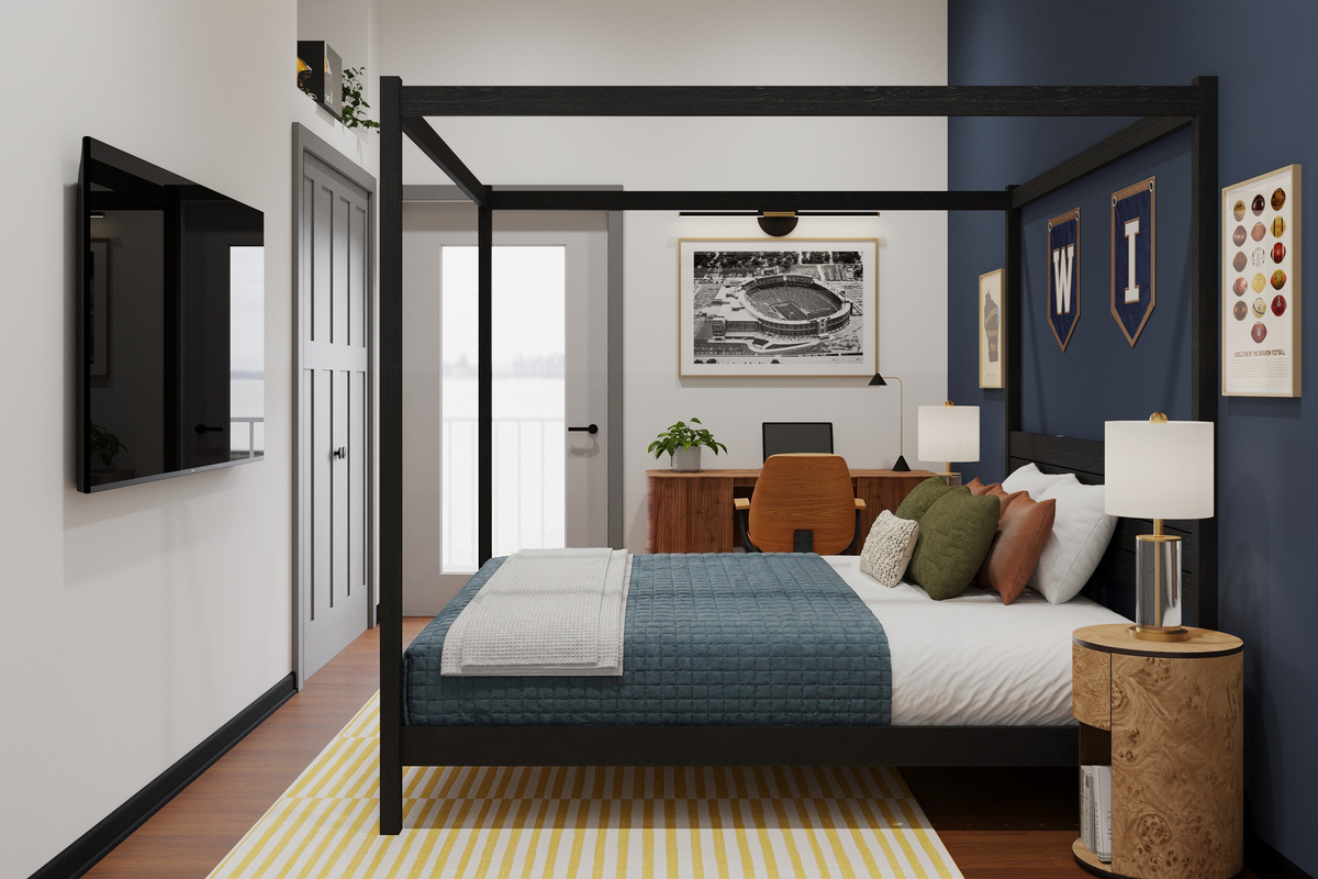 THIS IS A RENDERING - Bedroom 2 - Renovation expected to be completed by August 6th. 