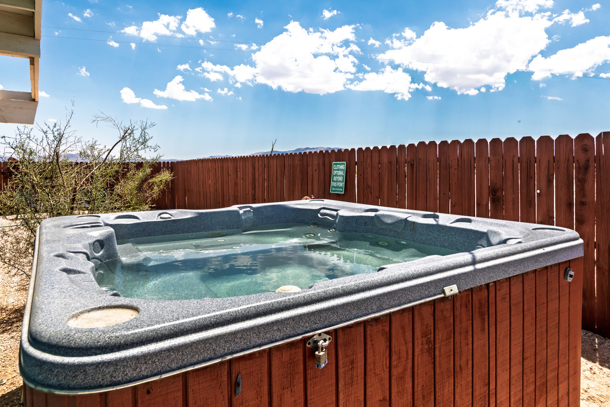 Large hot tub!