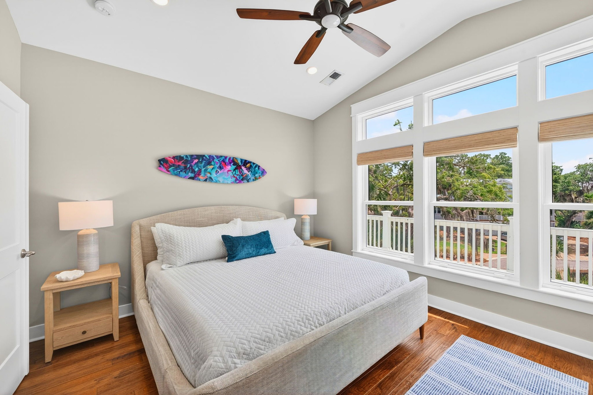 King Bedroom 4 | Driftwood Dreams | 105 Forest Trail | Isle of Palms, SC | IOP Escapes