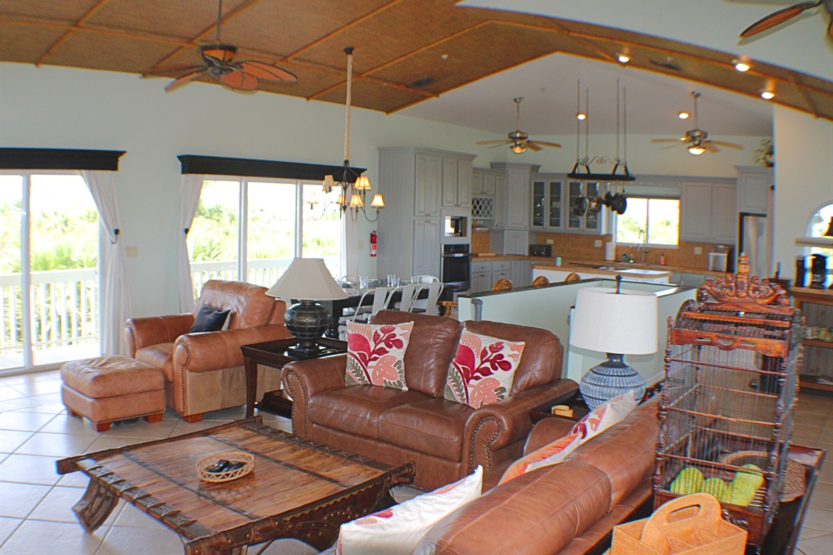 Plenty of room to spread out and relax