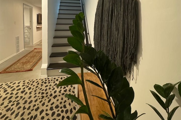 Decor detail adding warmth and character to the home.