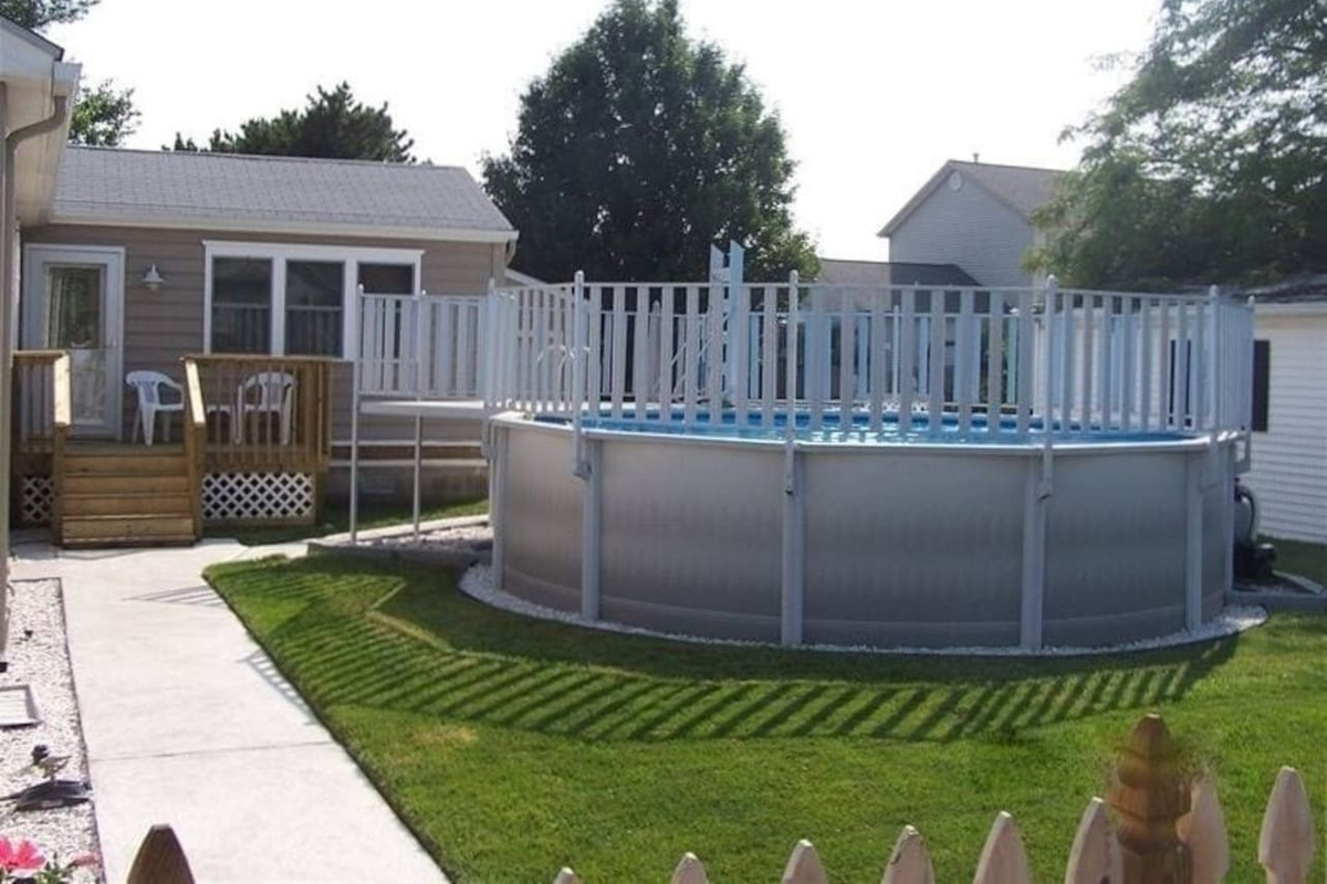 Above ground pool