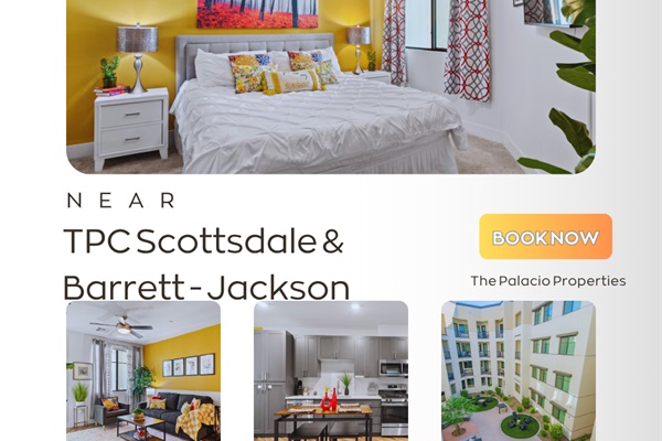 Easy Access to Barrett-Jackson Auto Auction and TPC Scottsdale